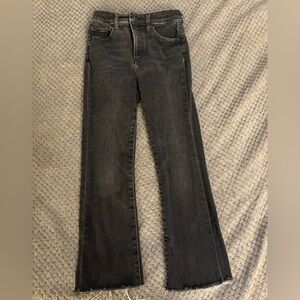 Express Black Flare Wide Leg Denim